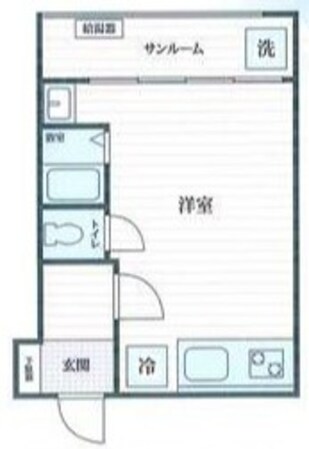 新高円寺駅 徒歩3分 4階の物件間取画像